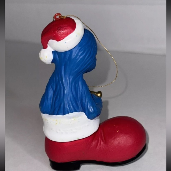 Set Of 4 Vintage Jim Henson Productions Sesame Street Ornaments Bert Ernie Oscar - Picture 3 of 10